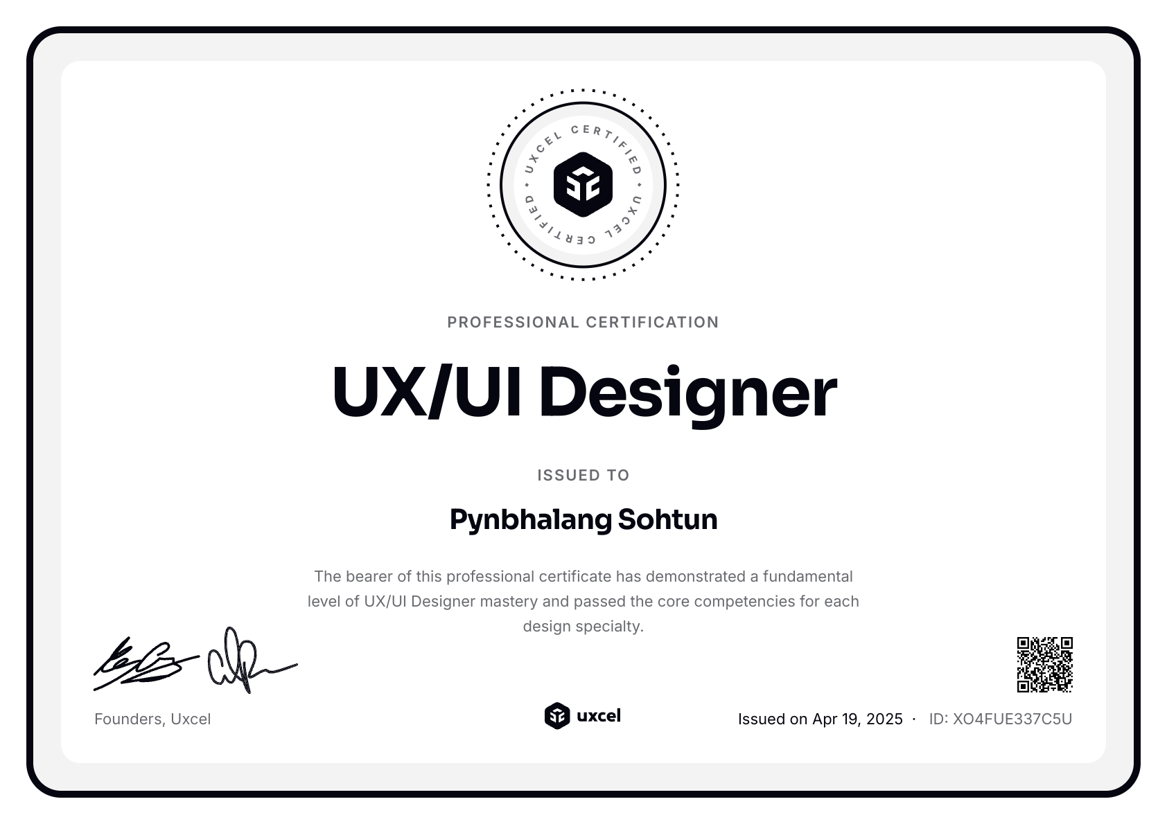 Pynbhalang Sohtun's certificate
